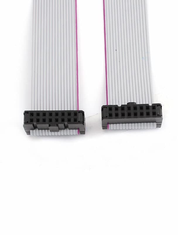 Tool parts IDC 16-Pin Female/Female Connector Extension Flat Ribbon Cable 19"