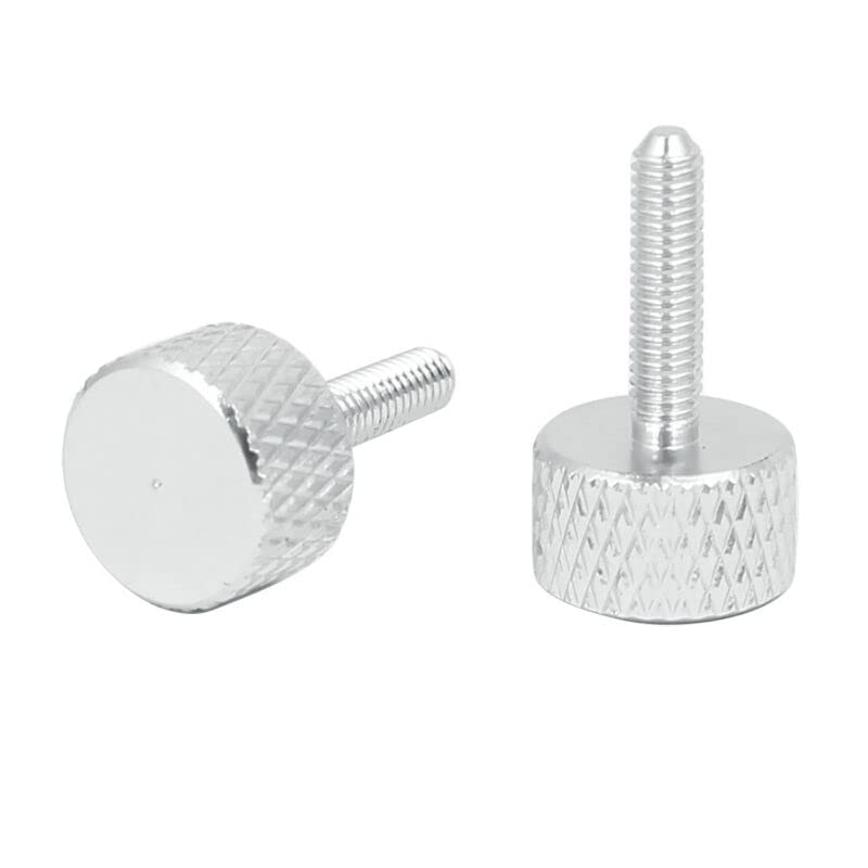 Tool parts Computer PC Graphics Card Knurled Head Thumb Screws Silver Tone M3x12mm 10pcs