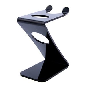 Jojomis Mens Shaving Brush Tools Stand Holder Rack Z Shaped Black