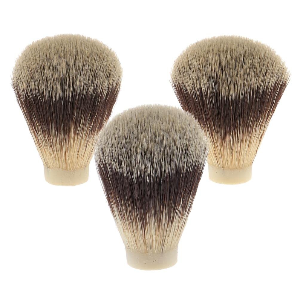 Jojomis Nylon Shaving Brush Knots for Men Salon Hair Ramoval Cutting - as picture show, 1.8x6cm