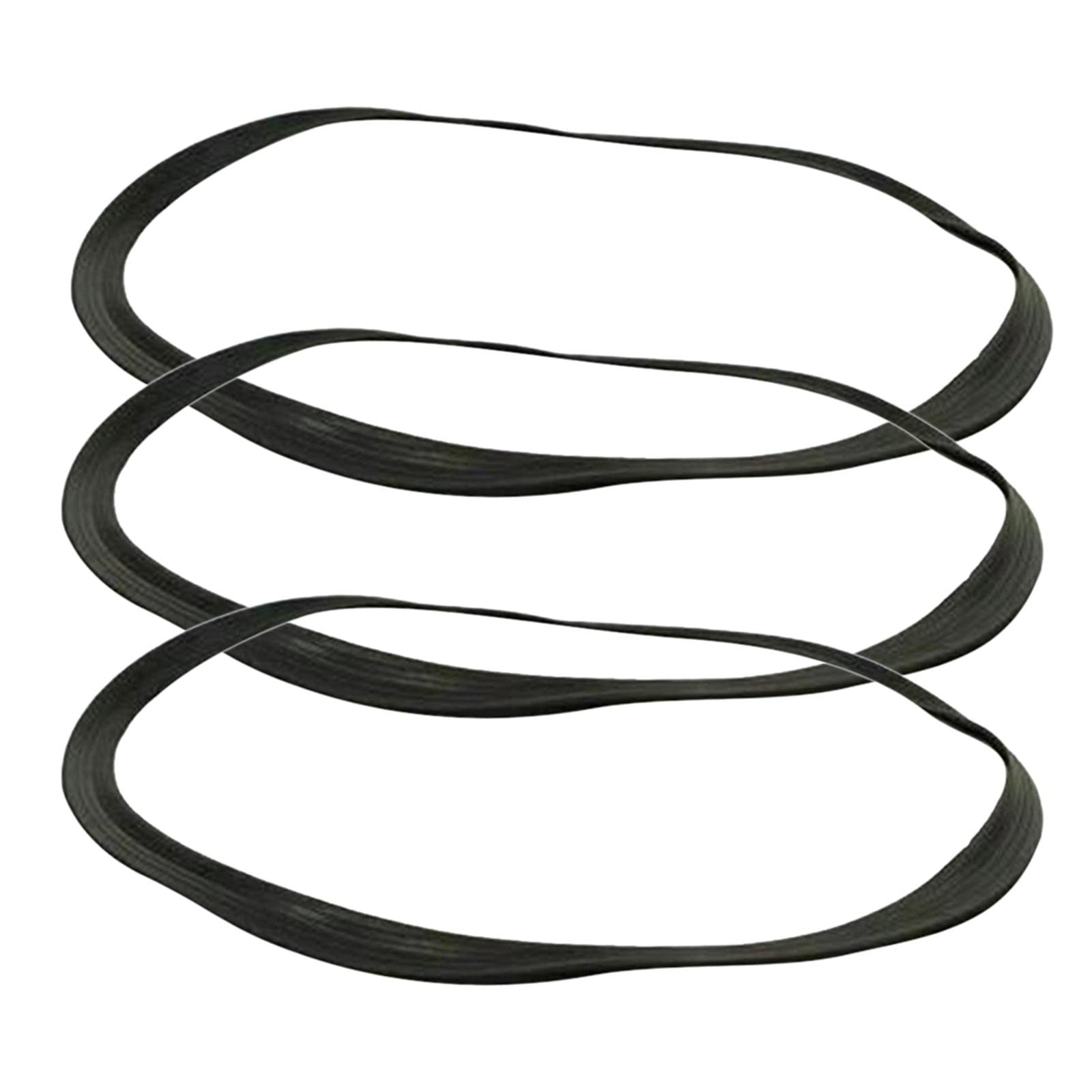 Jojomis 3pcs Salon Chair Hydraulic Basic Equipment Rubber Seal Trim Protect