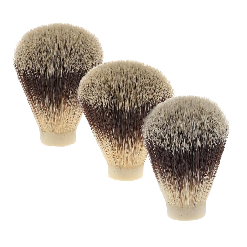 Jojomis Nylon Shaving Brush Knots for Men Salon Hair Ramoval Cutting - as picture show, 1.8x6cm