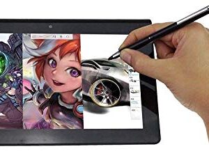 Broonel Black Rechargeable Fine Point Digital Stylus - Compatible with LULUGTI 10 Inch Android 11 Tablet