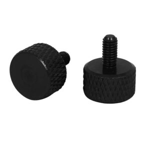 Tool parts Computer PC Graphics Card Aluminum Alloy Knurled Thumb Screws Black M3x6mm 10pcs