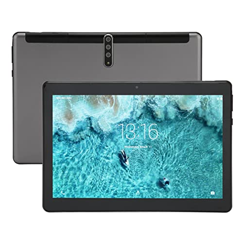 FOTABPYTI Tablet, 10.1 Screen 100‑240V Phone Tablet WiFi 4GB RAM 64GB ROM for Home Use (US Plug)