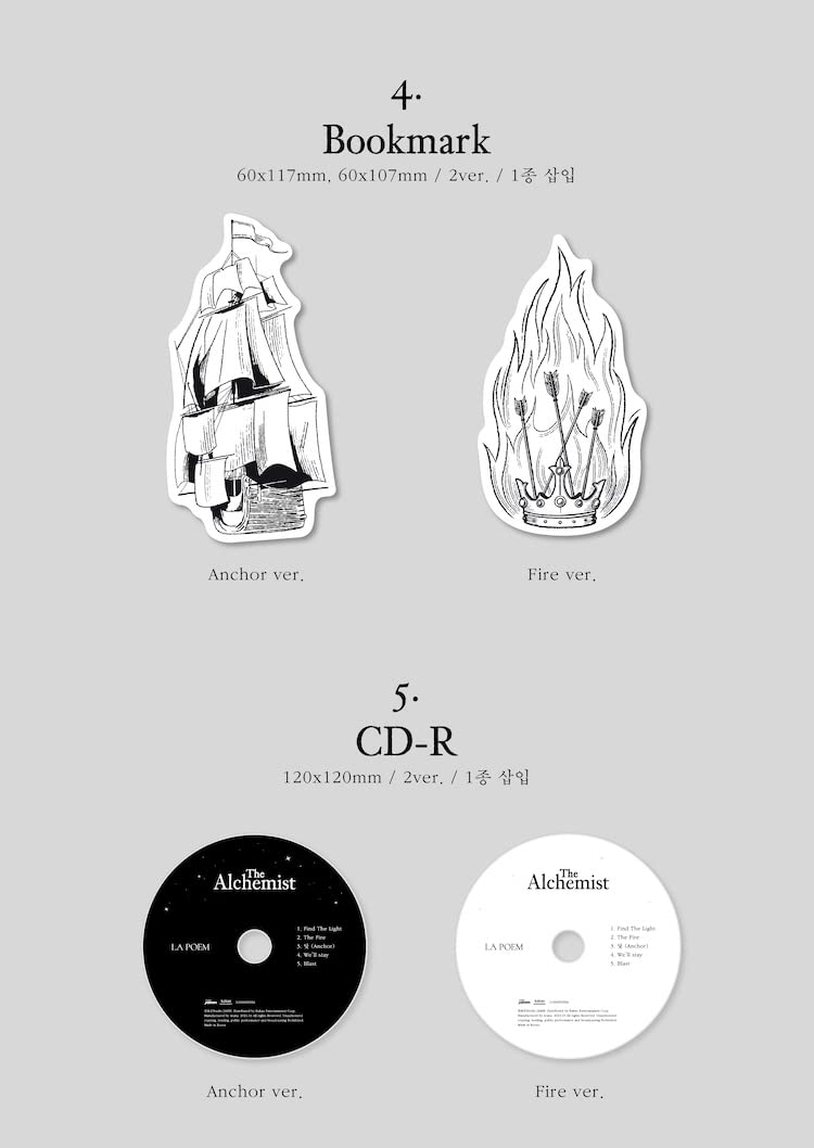 LA Poem - 2nd Mini Album The Alchemist CD (Random ver.)