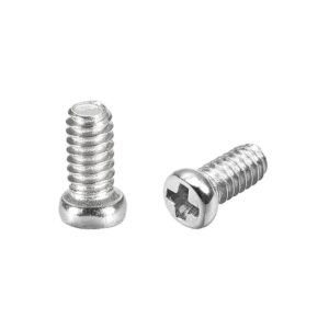 tool parts m2 x 4mm laptop computer screws 2.8mm dia head screw silver tone 50pcs