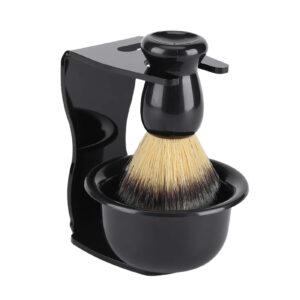 Tbest 3 Pcs Professional Men Shaving Brush Stand Holder Bowl Set Shaving Brush Set,Shaving Brush Set Taylors of Bond Street,Shaving Brush Stand,Rakkniv