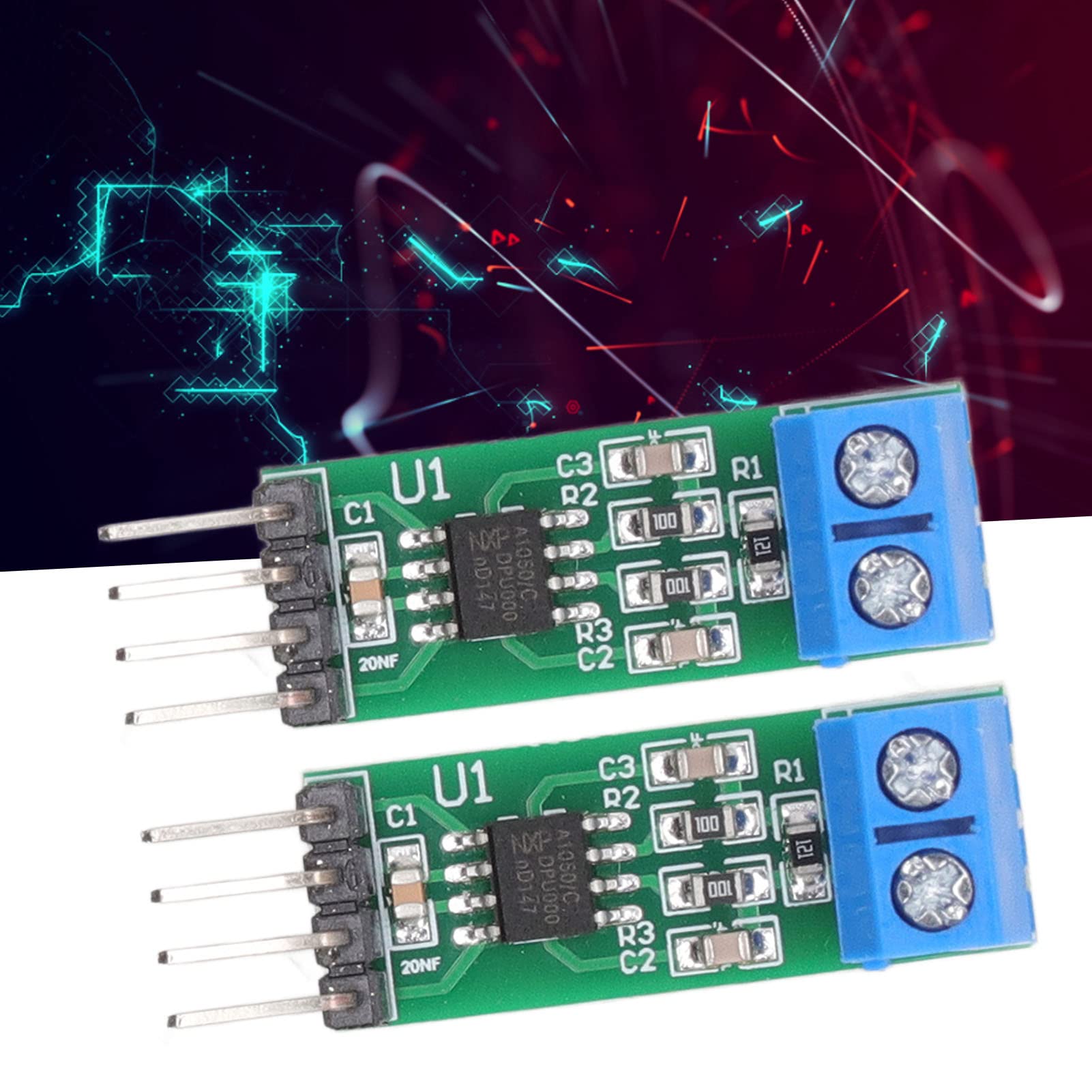 2Pcs CAN Bus Transceiver Module, STM32 Code Bus Transceiver Module Motor Module for Controller Development Board