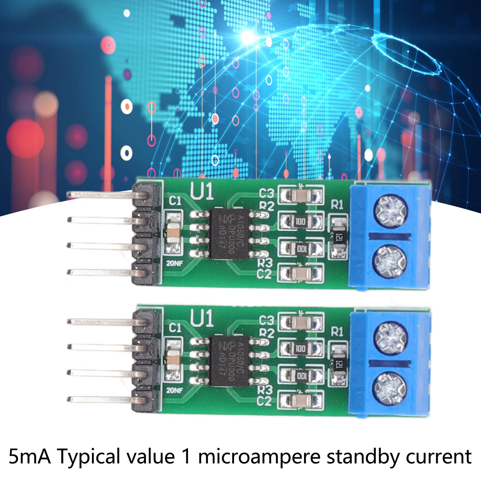 2Pcs CAN Bus Transceiver Module, STM32 Code Bus Transceiver Module Motor Module for Controller Development Board