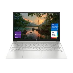 hp pavilion business laptop, 15.6” fhd display, 12th gen intel core i7-1255u processor, 64gb ram, 2tb ssd, backlit keyboard, fingerprint reader, webcam, wi-fi 6, hdmi, windows 11 pro, silver