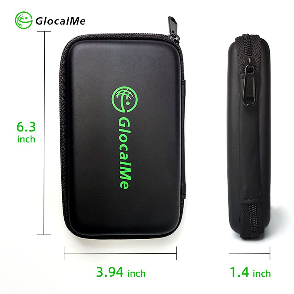 GlocalMe U3 4G LTE Mobile Hotspot with Protective Travel Case