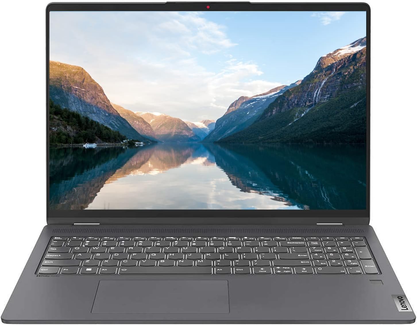 Lenovo 2023 Flex 5 16" 2.5K WQXGA (2560 x 1600) 2-in-1 Touchscreen Laptop, 12th Gen Intel 10-Core i7-1255U, 16GB RAM, 2TB PCIe SSD, Backlit KB, Fingerprint, WiFi 6, BT 5.0, Windows 11, w/Battery