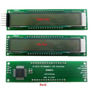 eletechsup 10 bit 16-Seg SPI LED Display Serial LCD for Ardino MGA2560 Example Sketch (no pin 4pcs)