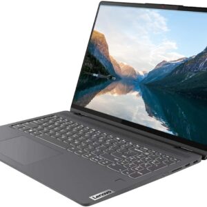 Lenovo 2023 Flex 5 16" 2.5K WQXGA (2560 x 1600) 2-in-1 Touchscreen Laptop, 12th Gen Intel 10-Core i7-1255U, 16GB RAM, 2TB PCIe SSD, Backlit KB, Fingerprint, WiFi 6, BT 5.0, Windows 11, w/Battery