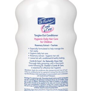 Dr. Fischer Kids Curly Hair Care Set - Tearless Shampoo, Conditioner & Rinse-Free Hair Cream