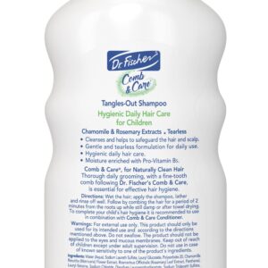 Dr. Fischer Kids Curly Hair Care Set - Tearless Shampoo, Conditioner & Rinse-Free Hair Cream