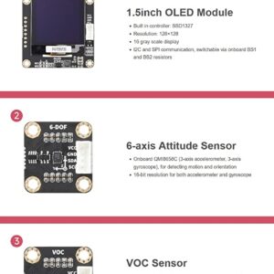 for Raspberry Pi Pico Entry-Level Sensor All-in-one Design Kit Including Pico Expansion Board and 15 Common Modules Such as LED, Button, Buzzer, etc. @XYGStudy (RPi-Pico-Sensor-Kit-B)