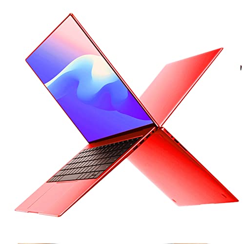 GOWENIC 15.6in Laptop, Notebook Computer Designed with N5095 CPU and Equipped with 8GB RAM, 128GB SSD, 1920x1080 HD, Touchpad, adopts for Win11 Home S Mode, Red