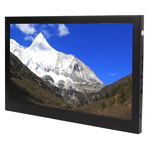 13.3in Capacitive Touch Monitor Support HD Multimedia VGA Input Interface Portable HD Color Screen Display with Speaker 100‑240V Material: Metal Gross Weight: 1285g / 45.3oz