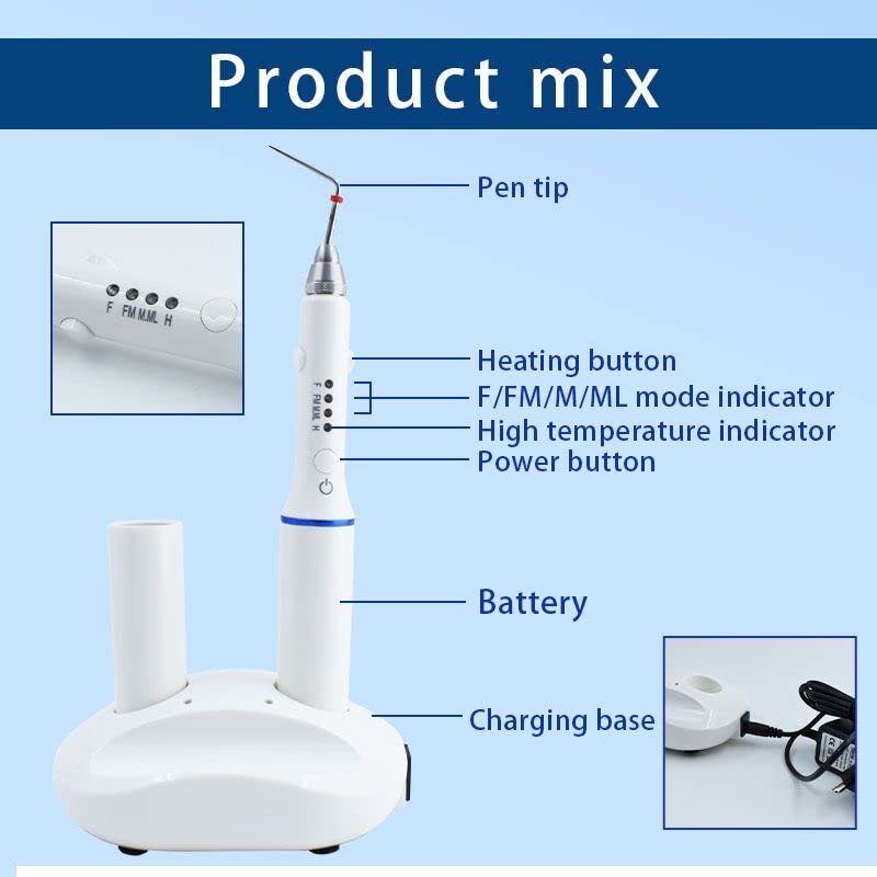 Endo Root Canal Filling Gutta Percha Cutter Cordless Gutta Percha Obturation Pen