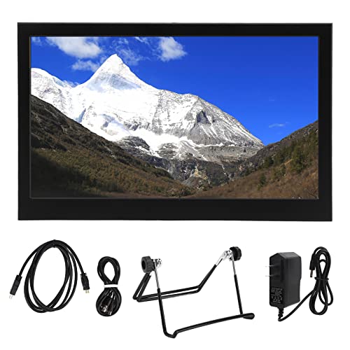 13.3in Capacitive Touch Monitor Support HD Multimedia VGA Input Interface Portable HD Color Screen Display with Speaker 100‑240V Material: Metal Gross Weight: 1285g / 45.3oz