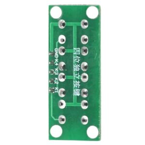 DIY Kit 1x4 4 Independent Key Button Keypad Keyboard Module Mcu for Arduino Student Class Design Graduation Project Experiment