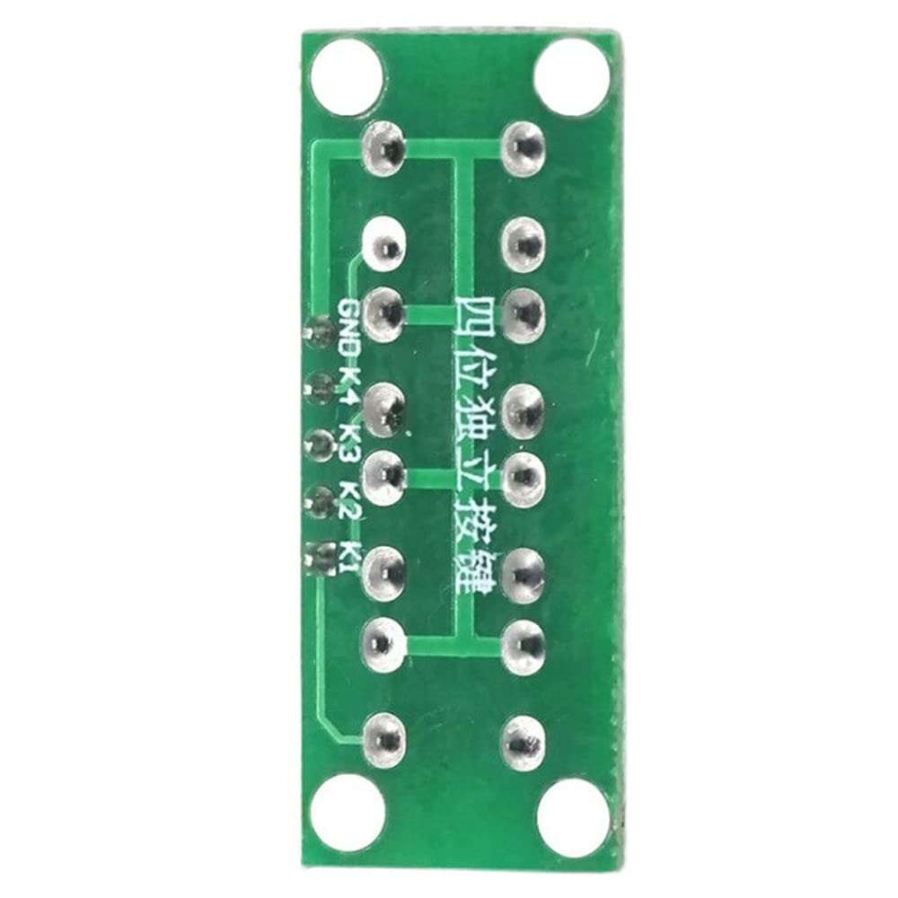 DIY Kit 1x4 4 Independent Key Button Keypad Keyboard Module Mcu for Arduino Student Class Design Graduation Project Experiment