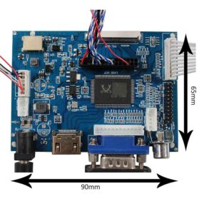 VSDISPLAY 7'' 1280x800 IPS Display Screen N070ICG-LD1 with HD-MI VGA 2AV LCD Driver and 12Vdc 2A Power Adapter Supply US Plug with 5.5x2.1mm/3.5x1.35 mm Port