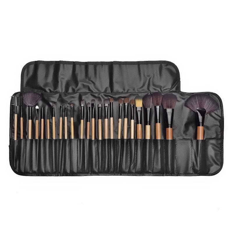 Makeup Brush Foundation Brush Face Brush Concealer 24 pcs Makeup Brush Sets Professional Cosmetics Brushes Eyebrow Powder Foundation Shadows Pinceaux Make Up Tools (Color : Wooden, Size : As shown)