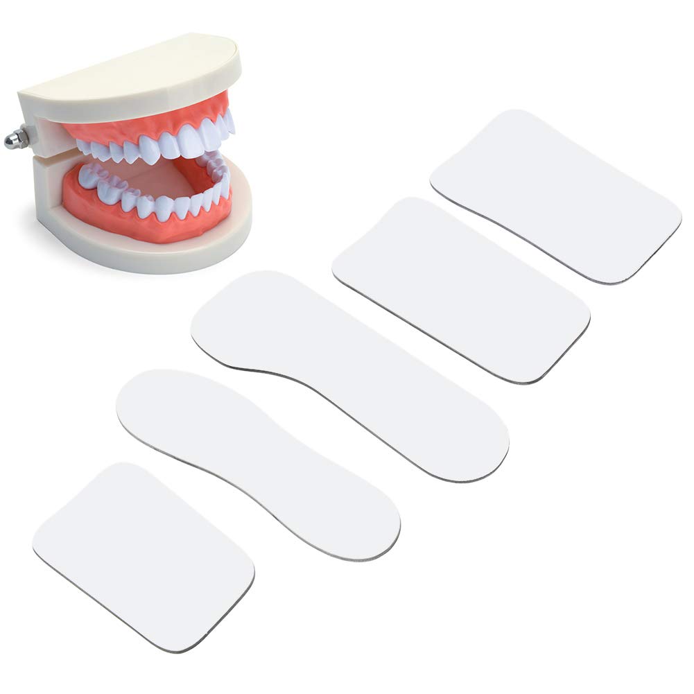 5pcs Dental Mirrors, Dental Orthodontic Intraoral Photographic 2-sided Reflector Mirror for Clinic Dentist