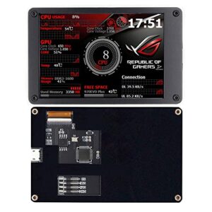 MAKIVI Computer Monito 3.5 Inch IPS Screen Temperature Monitoring Display CPU GPU RAM 4PIN 2.54 Pin Cable for AIDA64