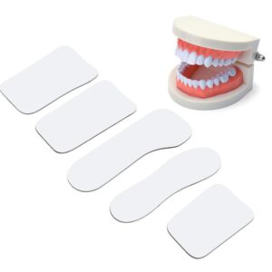 5pcs Dental Mirrors, Dental Orthodontic Intraoral Photographic 2-sided Reflector Mirror for Clinic Dentist