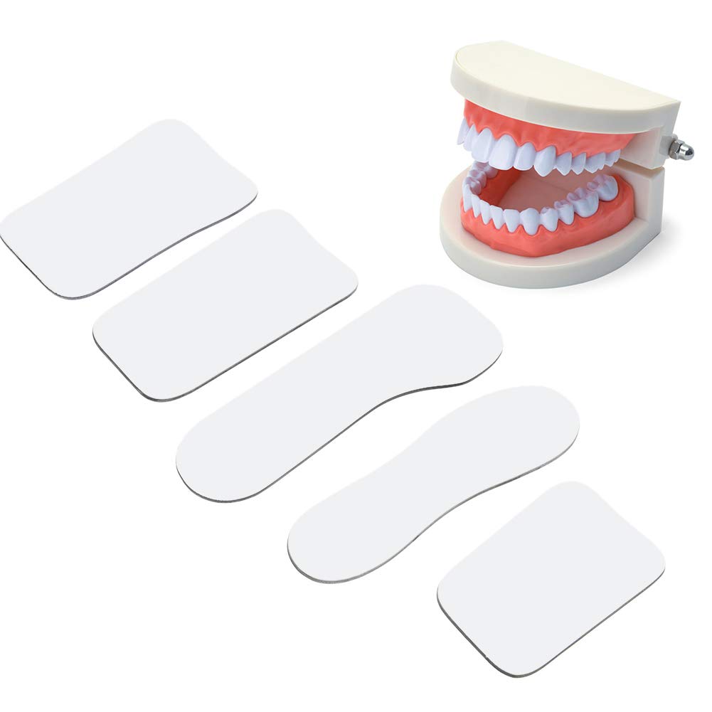 5pcs Dental Mirrors, Dental Orthodontic Intraoral Photographic 2-sided Reflector Mirror for Clinic Dentist