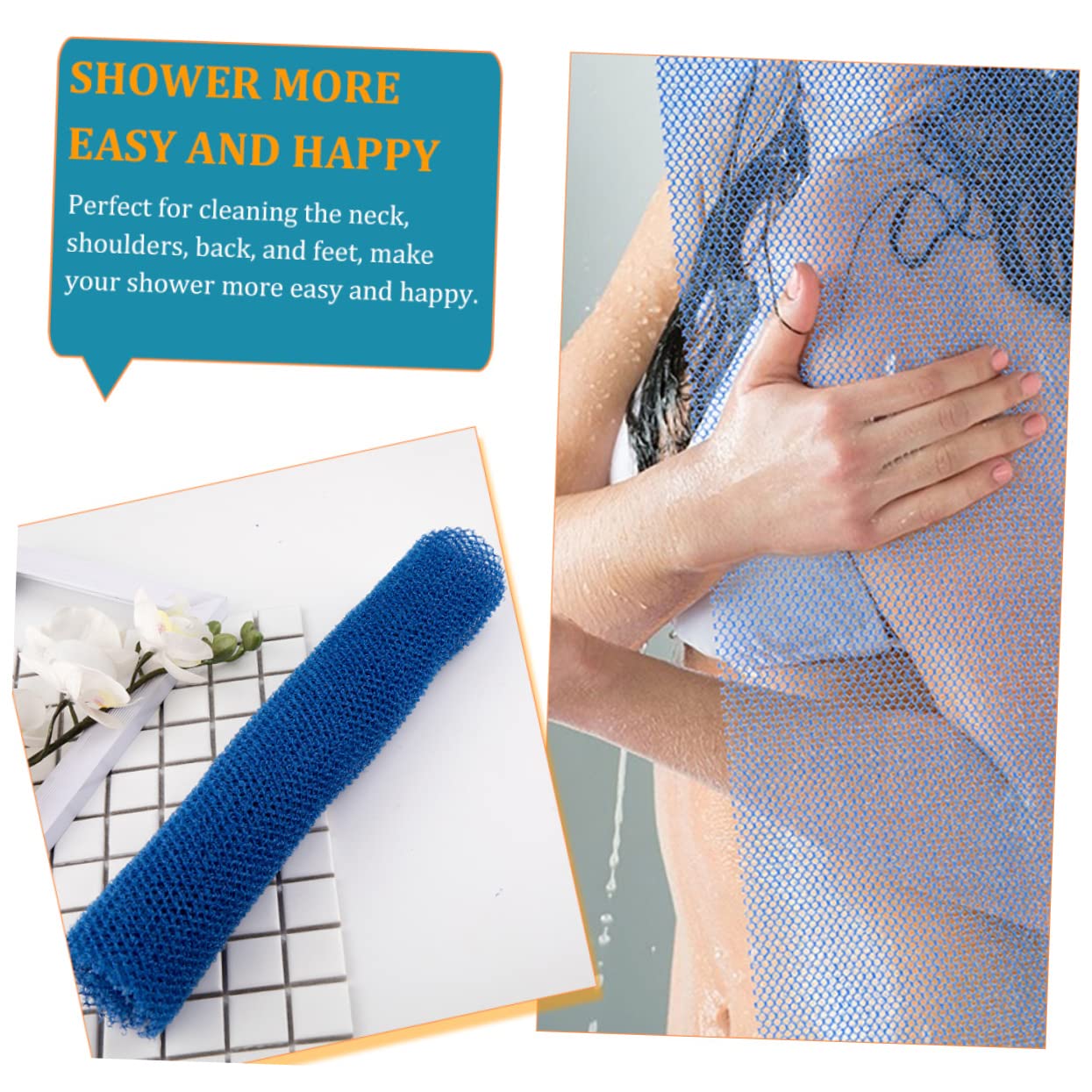 GLEAVI 10 Pcs Bath Towel Bath Sponge Back Scrubber for Shower African Exfoliating Net African Washcloth African Wash Net Exfoliating Body Scrubber Luffa Loufas Bath Net Clean Nylon Miss