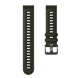 KAVJU 20mm, 22mm Watchband Strap Silicone Smart watch Bracelet Gear Band (Color : 10, Size : 22mm)