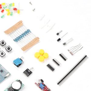 Development Board Kit, LCD Display 4 Bit 7 Segment Electronic Projects Starter Kit Simple Regulation High Conversion Efficiency Reliable for Industrial