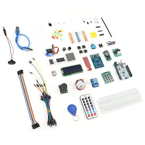 Development Board Kit, LCD Display 4 Bit 7 Segment Electronic Projects Starter Kit Simple Regulation High Conversion Efficiency Reliable for Industrial