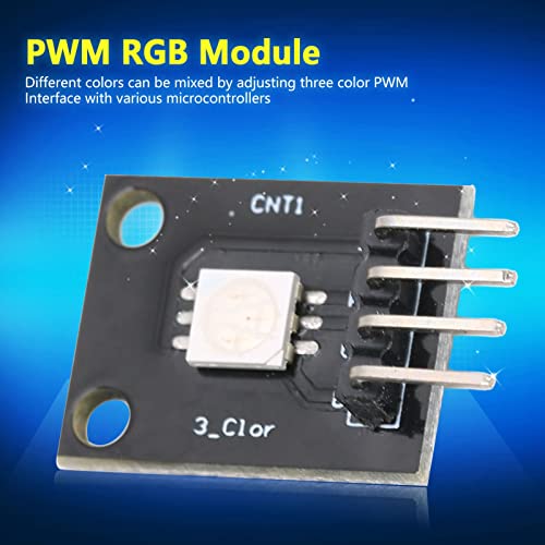 PWM RGB SMD LED Board Module 3 Colour Light ABS Low Power Consumption PWM Modulator DIY Electronic Kit PCB 5V KY 009