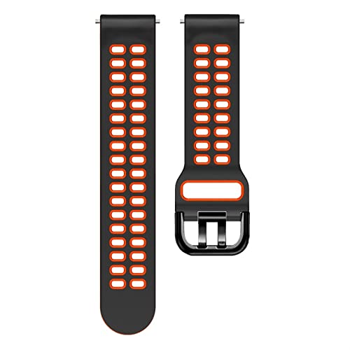 KAVJU 20mm, 22mm Watchband Strap Silicone Smart watch Bracelet Gear Band (Color : 10, Size : 22mm)