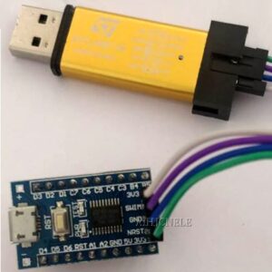 AIHJCNELE STM8S003F3P6 ARM STM8 Minimum System Development Board Core Learning Board S003F3P6 EEPROM 128 MCU Single Chip Microcomputer Module Flash 4K Control Board with Cable Wire (STM8S003)