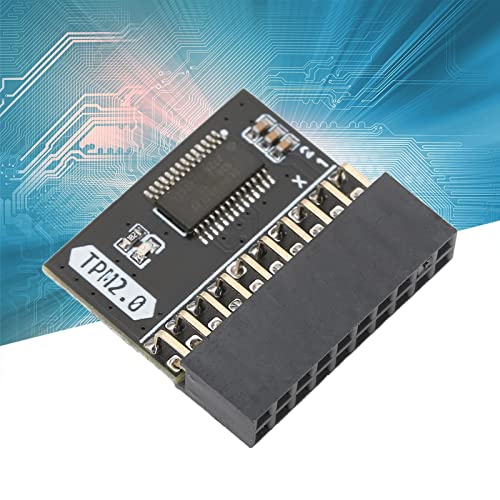 20Pin Encryption Security Module, Perfect Replacement PCB Material Standalone Crypto Processor TPM 2.0 Encryption Security Module Practical for Home