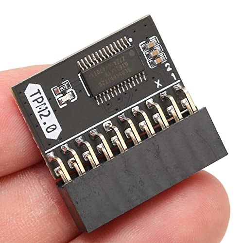 20Pin Encryption Security Module, Perfect Replacement PCB Material Standalone Crypto Processor TPM 2.0 Encryption Security Module Practical for Home