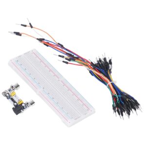 breadboard kit 12v, 830 tie points breadboard kit for programming diy projects