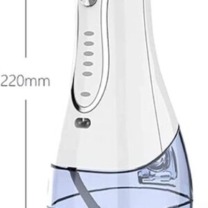 GIENEX Water Flosser Cordless Dental Oral Irrigator - 300ML Portable and Rechargeable IPX7 Waterproof 5 Modes Water Flosser with Cleanable Water Tank for Home and Travel, Braces & Bridges Care