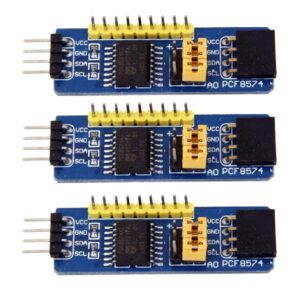 jojomis 3 Pcs Evaluation Board Module PCF8574 Multicolor Plastic