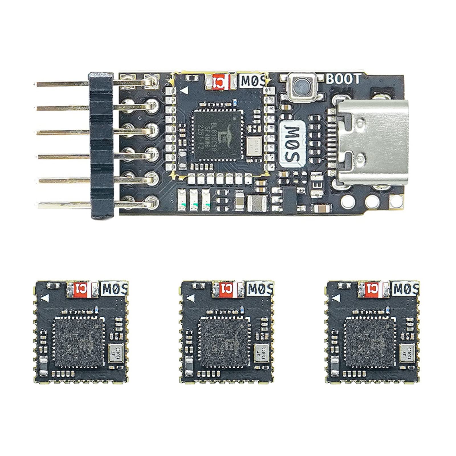 youyeetoo Sipeed M0S Dock tinyML RISC-V BL616 wireless Wifi6 Module development board,TinyMaix, IOT module, support BT 5.2 and zigbee (Bundle A)