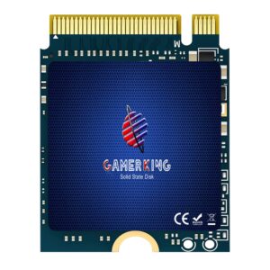 gamerking 256gb m.2 2230 ssd nvme pcie gen 3.0x4 internal solid state drive compatible with steam deck/microsoft surface pro 8/pro 7+/pro x/laptop3/laptop4(m.2 2230 pcie 256gb)