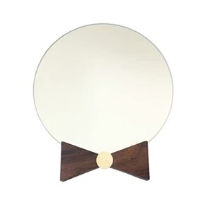 vanity mirror solid wood desktop makeup mirror hd dressing mirror desktop independent bathroom mirror suitable dressing table bedroom household cosmetic mirror