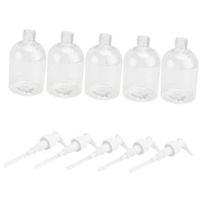 zerodeko 5pcs soap pump dispenser refillable dispenser bottle push type lotion dispenser refillable liquid soap dispenser foam pump bottle lotion bottle cosmetic bottle travel hand wash